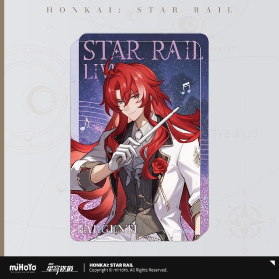 miHoYo Honkai Star Rail LIVE Series Glitter Sand Display Card